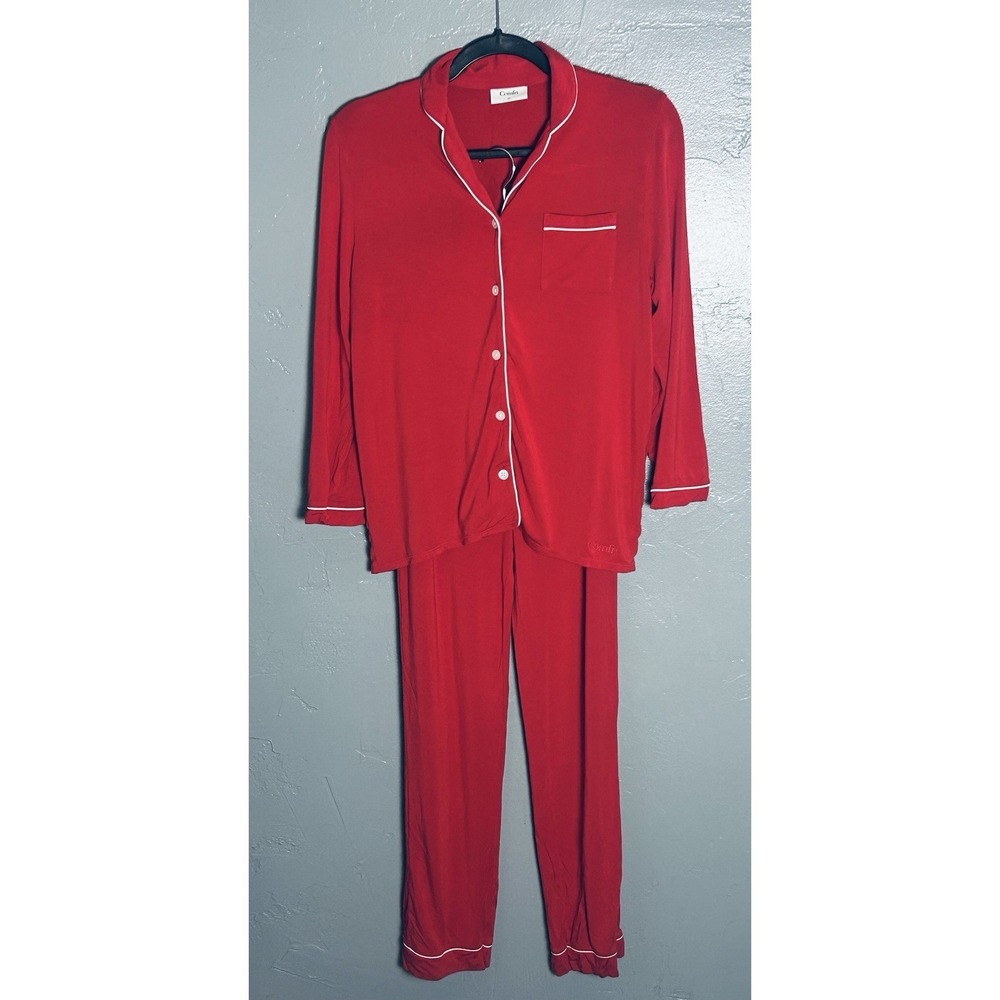 Women's Comfrt Luna Lounge Long Sleeve Pant PJ Set Xl Fits Like A S/M Modal